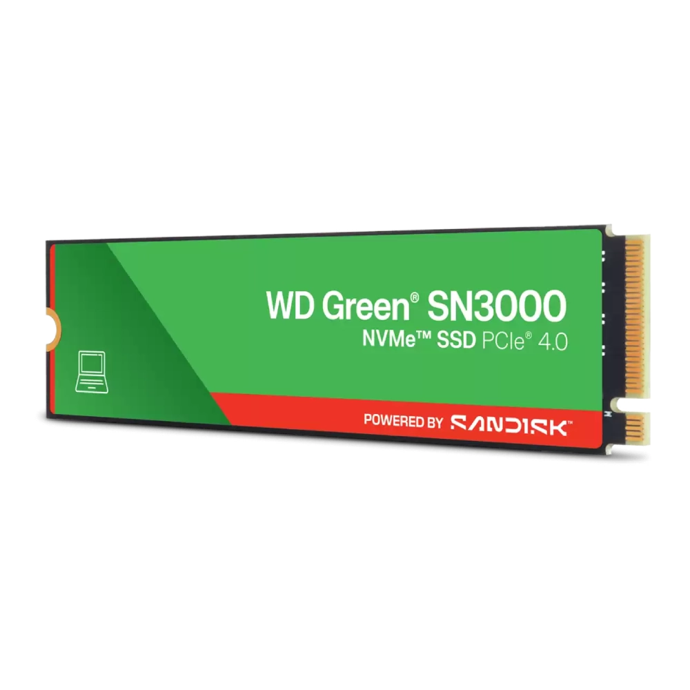 WD Internal SSD 1TB NVMe 2280 Green (SN3000) view 2